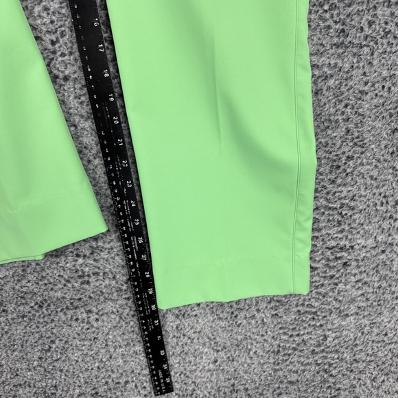 Peter Millar Pants Mens 34x32 Green Crown Durham High Drape Golf Performance - Picture 11 of 12